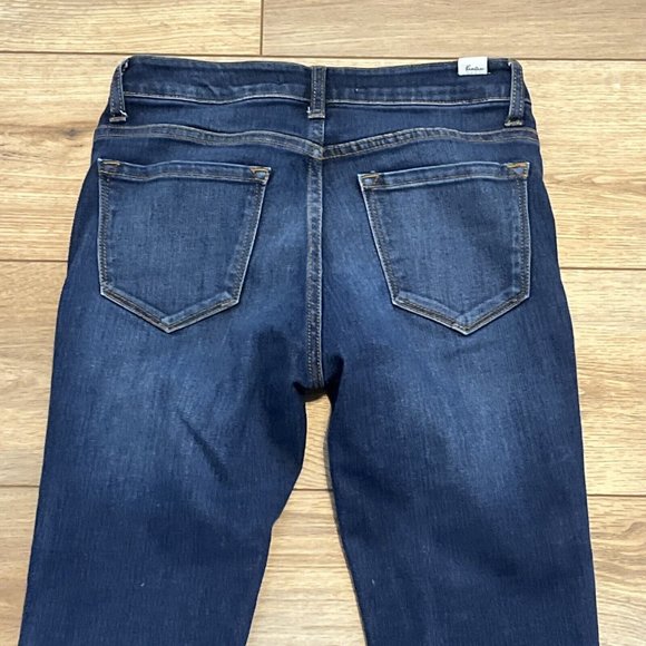 Women's Kancan Mid Rise Super Skinny Jeans SZ 26 x 28 Blue Stretch KC7092 - Picture 11 of 12